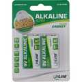 InLine® Alkaline High Energy Battery, 9V Block 6LR61, 2pcs pack
