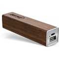 InLine® USB PowerBank 3.000mAh “woodpower edge“ with LED Display real walnut woo