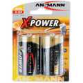 Ansmann alkaline X-Power battery, Mono (D), 2 pcs. pack (5015633)