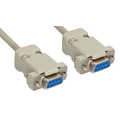 InLine Nulmodem kabel,  9-pins socket/socket 2m, geknipt