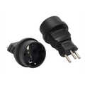 InLine® Travel Adapter Type J to F Switzerland plug to German socket