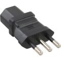 InLine Netzadapter, Italien Stecker auf KaltgerÃ¤te Kupplung