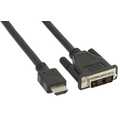 InLine HDMI-DVI kabel,  HDMI Male naar DVI Male 18+1, zwart, 2m