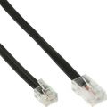 InLine Modulaire kabel,  RJ45 (8P4C) naar RJ11 (6P4C), 15m