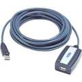 USB 2.0 active extension cable, ATEN UE250, USB A M/F, 5m