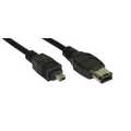 InLine FireWire IEEE 1394 kabel,  6-pins M/4-pins M, 1.8m