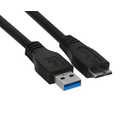 InLine USB 3.0 kabel,  AM / Micro BM, zwart, 1.5m