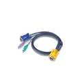 KVM cable set, ATEN PS/2, 2L-5202P, length 1.8m