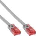 InLine Platte patchkabel,  UTP, Cat. 6, grijs, 5m