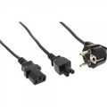 InLine Y-Kabel, 1x Schuko naar C13 en notebook