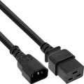 InLine® Power adapter cable, IEC-60320 C14 to C19, 3x1,5mm², max. 10A, black, 3m