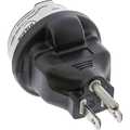 InLine® Travel adapter USA US male to type F female
