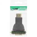 InLine DisplayPort Adapter DisplayPort male to DVI-D 24+1 female black