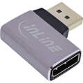 InLine DisplayPort 1.4 Adapter, DisplayPort male / female, 90° right, 8K