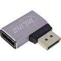 InLine DisplayPort 1.4 Adapter, DisplayPort male / female, 90° right, 8K