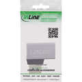 InLine DisplayPort 1.4 adapter, DisplayPort plug / socket, 90° left, 8K