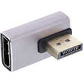 InLine DisplayPort 1.4 Adapter, DisplayPort St/ Bu, 90° vertical left, 8K