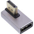 InLine DisplayPort 1.4 Adapter, DisplayPort St/ Bu, 90° vertical left, 8K