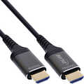 InLine® HDMI AOC cable, Ultra High Speed HDMI cable, 8K, aluminium, 25m