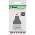 InLine HDMI adapter, HDMI A female / Micro HDMI D male, 8K UHD