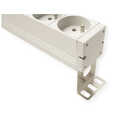 19 inch 8-voudige PDU Belgie Frankrijk  met overspanningsbeveiliging 2m