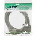 InLine Seriële kabel,  gegoten, DB9M/V 1:1, 15m, beige