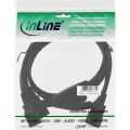 InLine Net Y-kabel,  2x socket, 1x stekker, 1m