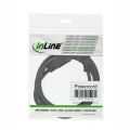 InLine Voedings Y-kabel (wisselstroom), zwart, 5m