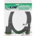 InLine DVI-D kabel,  Premium, 24+1 M/M, Dual Link, verguld, 1m