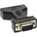 InLine DVI-A adapter,  DVI 24+5 Female naar HD15 Male