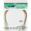 InLine Voedingsverlengkabel intern,  moederbord P4 4-pins stekker/socket, 20cm