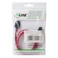 InLine SATA 6Gb/s kabel,  met vergrendeling, 0.75m