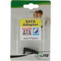 InLine SATA adapter stekker/socket,  haaks boven, voor adapteren