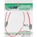 InLine SATA kabel,  0.3m met vergrendeling