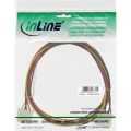 InLine 5,25Inch (13.34cm) voedingsverlengkabel,  4-pins stekker/socket, 1m