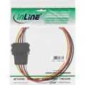 InLine SATA power supply extension cable, SATA M/F 0.3m