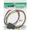 InLine SATA power supply extension cable, SATA M/F 0.5m