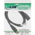 InLine USB 3.0 kabel,  AM/AF, zwart, 1.5m