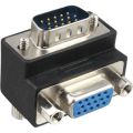 InLine VGA Adaptor 90° 15pin male/female