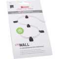 Label-The-Cable Wall, LTC 3120, set of 10 white