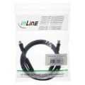 InLine Antennekabel premium,  dubbel afgeschermd, >85dB, zwart, 3m
