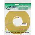 InLine Platte patchkabel,  UTP, Cat. 6, geel, 10m