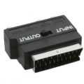 InLine Scart adapter,  scart M naar 3x Tulp en S-VHS video (in/out)