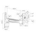 InLineÂ® Wall Bracket for TFT up to 69cm 27