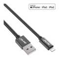 InLineÂ® Lightning USB Cable for iPad iPhone iPod black 1m MFi-Certified