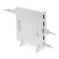 Quick Charge 3.0 USB notebook power supply, 4x USB A + USB Type-C, 80W, white