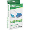 InLine USB printerkabel, USB AM naar DB25F, 1.8m