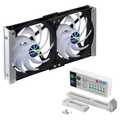 Titan TTC-SC20(B)+ Dual Fridge Fan 120x25mm IP55, Timer Mode, with Rectifier