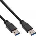 InLine USB 3.0 Cable Type A male to A male black 2m