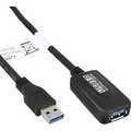 InLine USB 3.0 Cable Active Repeater Cable Type A male to A female black 5m